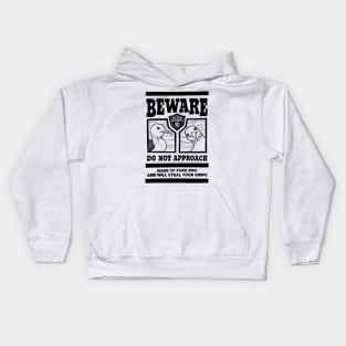 Beware of Seagulls Kids Hoodie